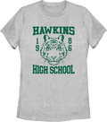 Womens Hawkins High School Tigers 1986 Stranger Things Shirt product image 1