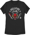 Womens Hellfire Club Stranger Things Shirt product image 1