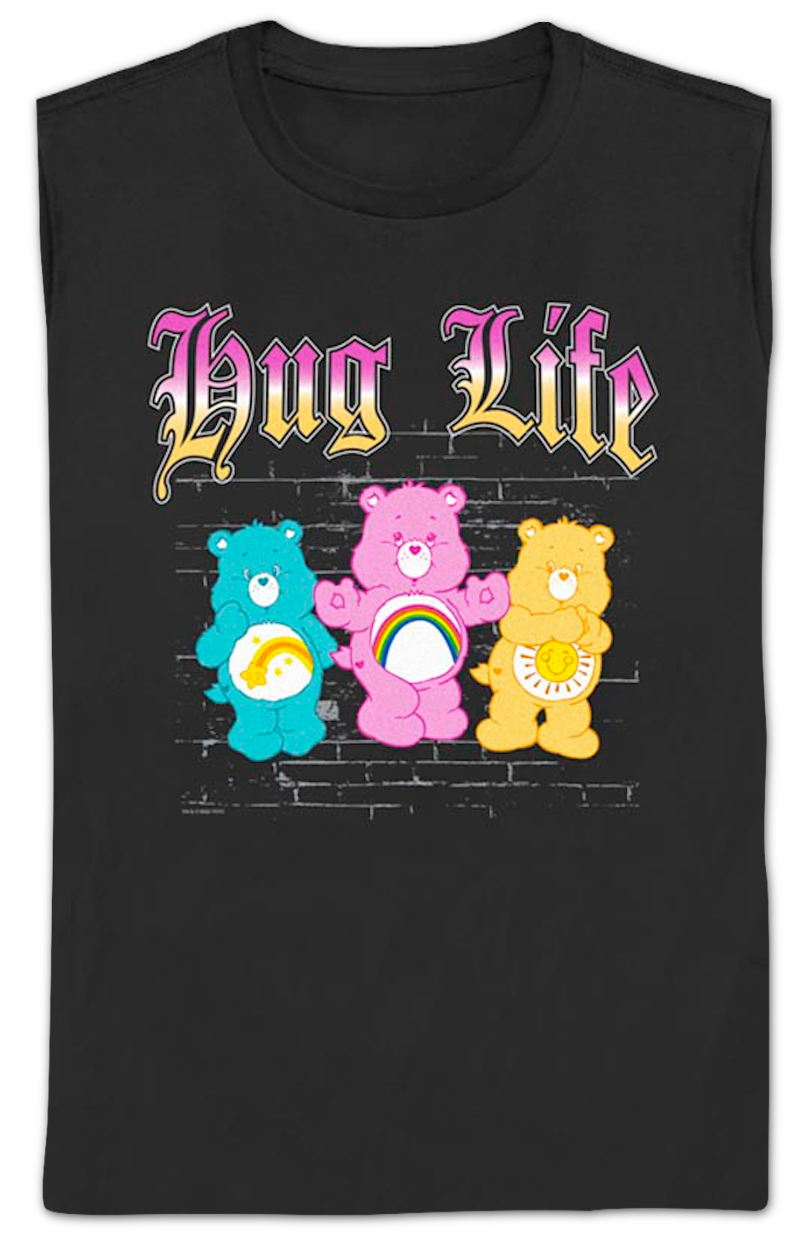 Womens Hug Life Care Bears Shirt product image 2