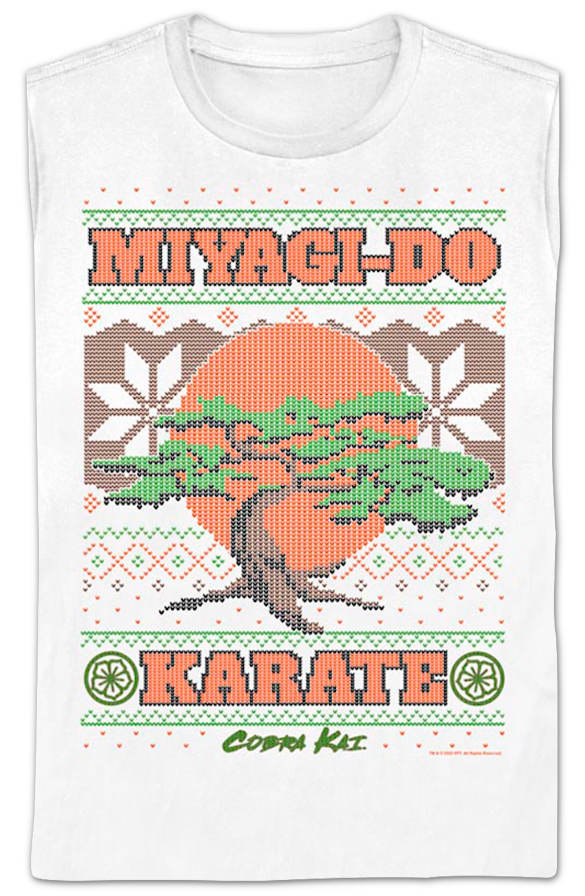 Womens Miyagi-Do Faux Ugly Christmas Sweater Cobra Kai Shirt product image 2
