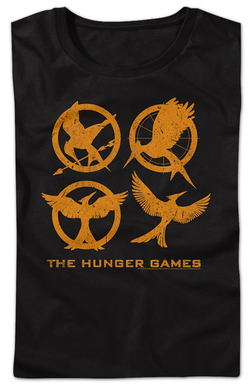 Womens Mockingjay Logos Hunger Games Shirt product image 2