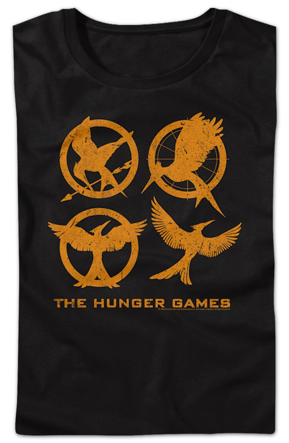 Womens Mockingjay Logos Hunger Games Shirt product image 2