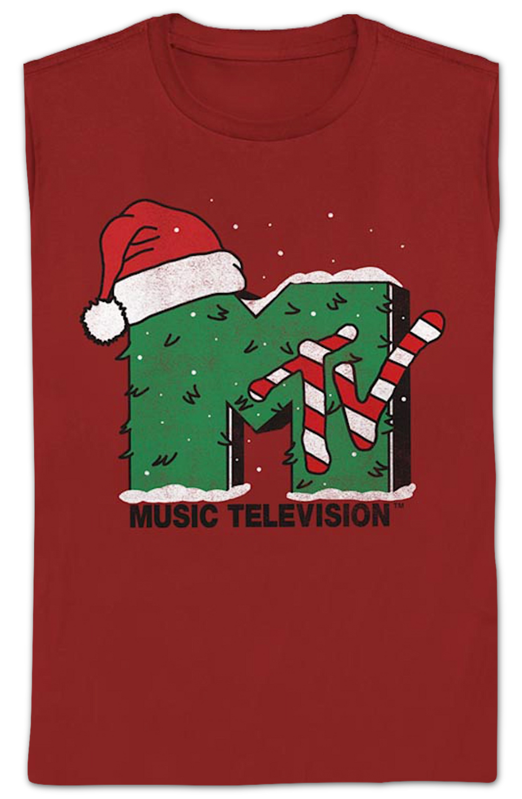 Womens MTV Christmas Shirt product image 2