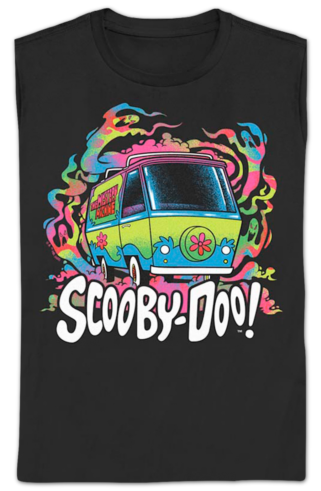 Womens Psychedelic Ghosts Scooby-Doo Shirt product image 2
