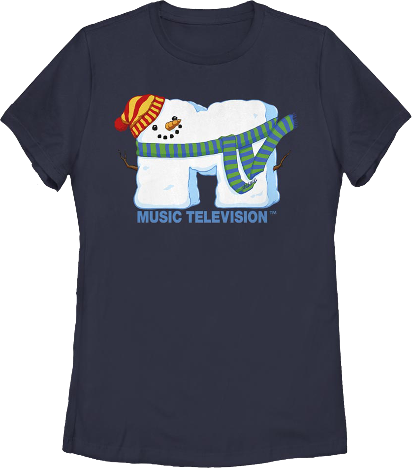 Womens Snowman Logo MTV Shirt product image 1