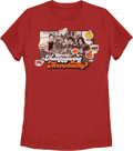 Womens Thanksgiving Throwbacks Friends Shirt product image 1
