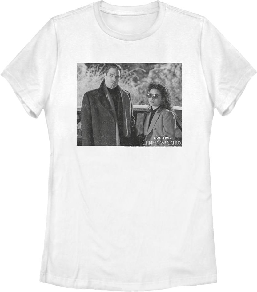 Womens Todd And Margo Photo Christmas Vacation Shirt product image 1