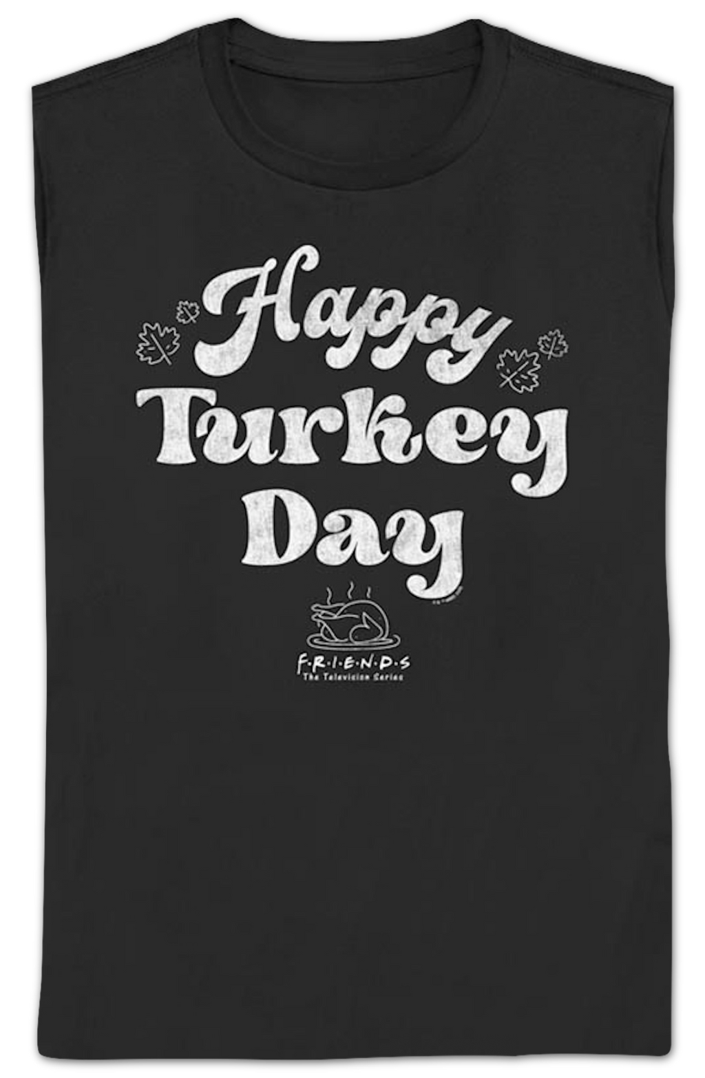 Womens Vintage Happy Turkey Day Friends Shirt product image 2