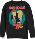 Xmas Rocks Wreath Beavis And Butt-Head Sweatshirt product image 1