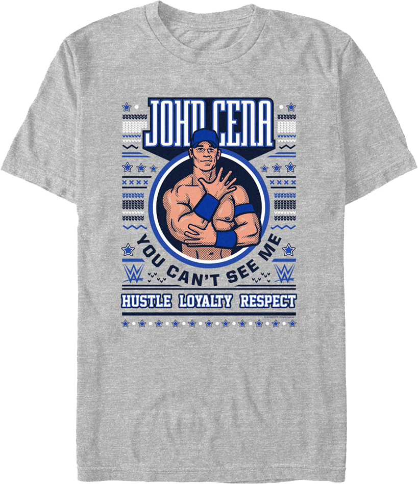 You Can't See Me Faux Ugly Christmas Sweater John Cena product image 1