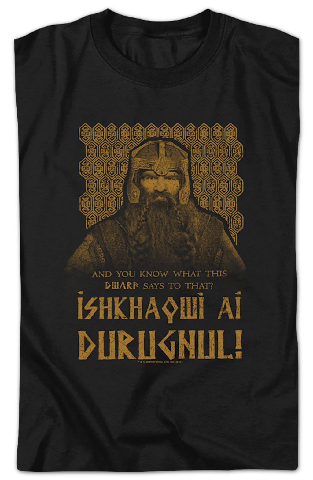 You Know What This Dwarf Says Lord of the Rings T-Shirt product image 2